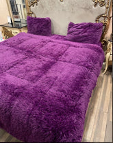 Shaggy 4PC Razai set-Purple